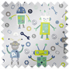 Robots, Gearbox Greens - Roller Blind